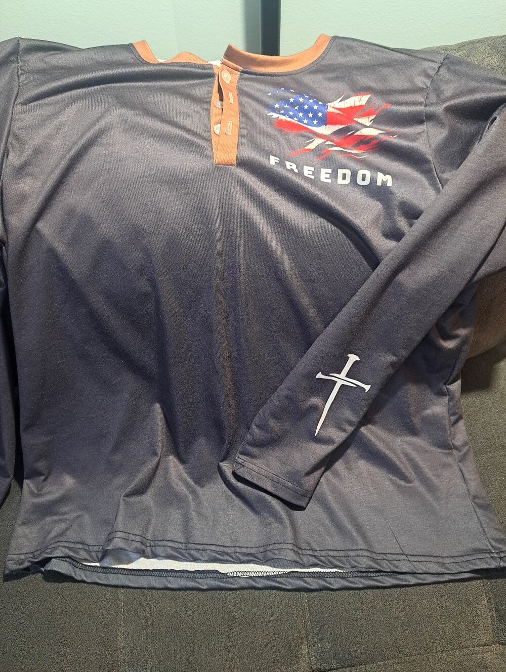 Men's GreyFreedom Long-Sleeve Swim Shirt